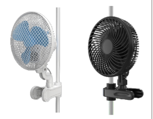 Metal Centrifugal Clip-On Fan with Speed Controller