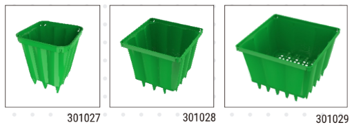 Professional Square Plastic Grow Pots for Seedlings and Plants